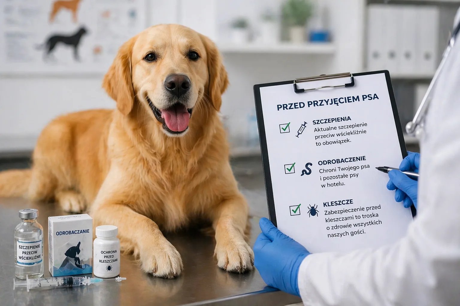 Szczepienia, odrobaczenie, kleszcze. Bez tego nie przyjmę psa